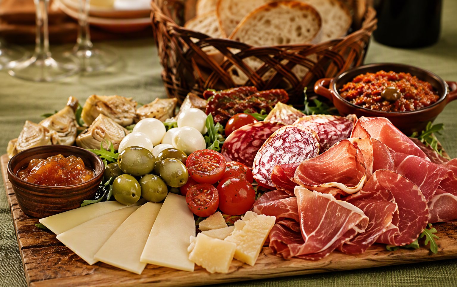 Il tagliere della casa con salumi e formaggi